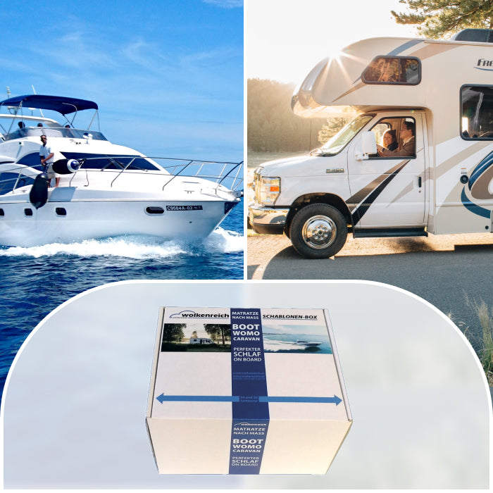 Kategorie - Sonderform Bild für Matratzen nach Maß für Yachten, Schiffe und Camper etc.