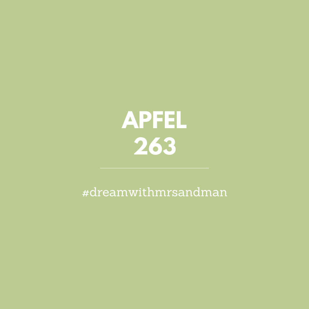 #263_apfel Farbe Spannbetttuch