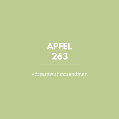 #263_apfel Farbe Spannbetttuch