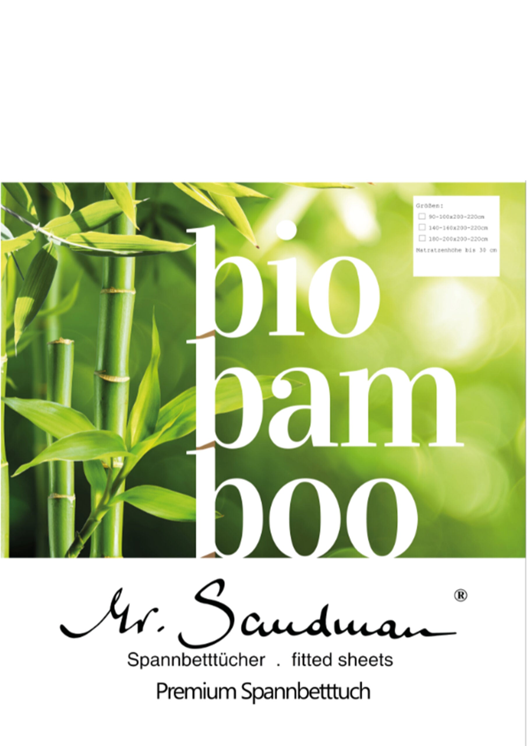 Premium Bio Bomboo Spannbetttuch